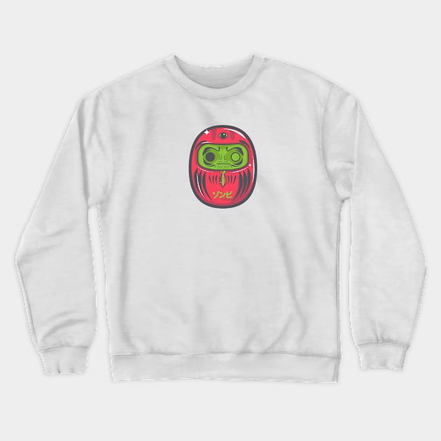 Daruma Doll Crewneck Sweatshirt by Yamabushi's Kawaii Store